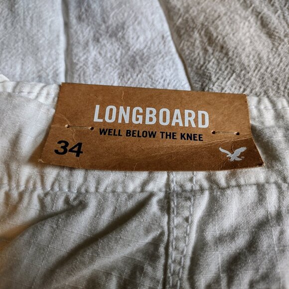 American Eagle Outfitters Cream Cargo Shorts - Picture 4 of 8